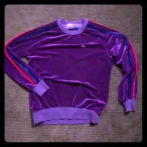 Aviator Nation Velvet Crewneck